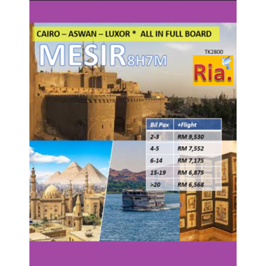 Private Mesir- Cairo-Aswan-Luxor