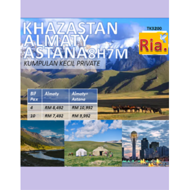 Private Khazastan Almaty 8H7M