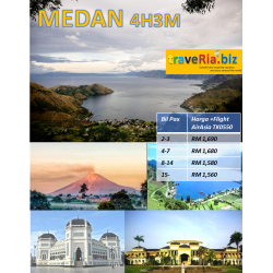 Private Medan - Lake Toba - Brastagi 4H3M