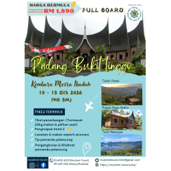Padang Bukit Tinggi Maninjau 4H3M